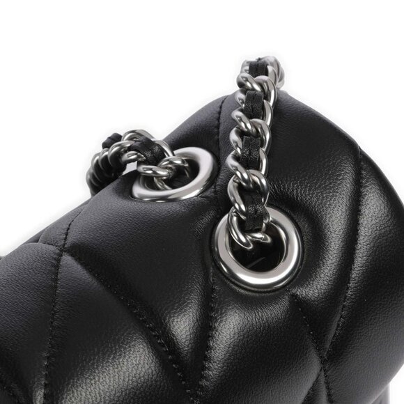 COACH Tabby Shoulder Bag 26 With Pillow Quilting CP150 BLACK / SILVER - Picture 8 of 16